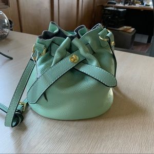 Small Leather bucket crossbody